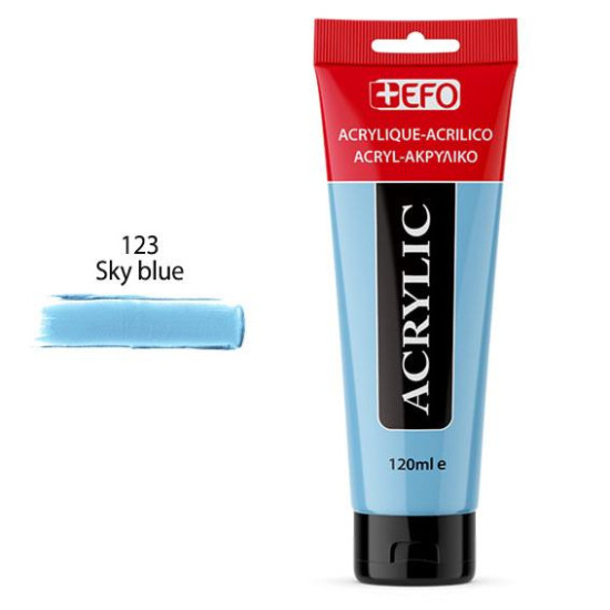 389123 - Ακρυλικό  +EFO 120ml 123 Sky blue