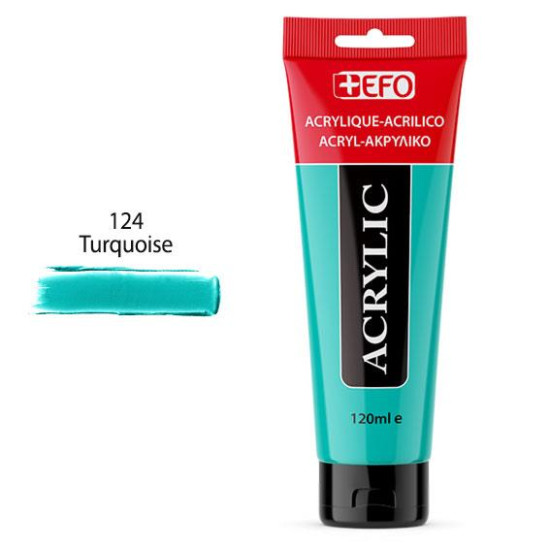 389124 - Ακρυλικό  +EFO 120ml 124 Turquoise