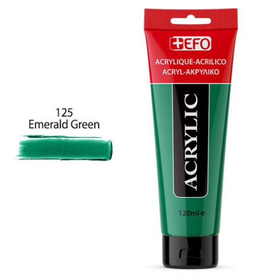 389125 - Ακρυλικό +EFO 120ml 125 Emerald Green 389125 - Ακρυλικό +EFO 120ml 125 Emerald Green