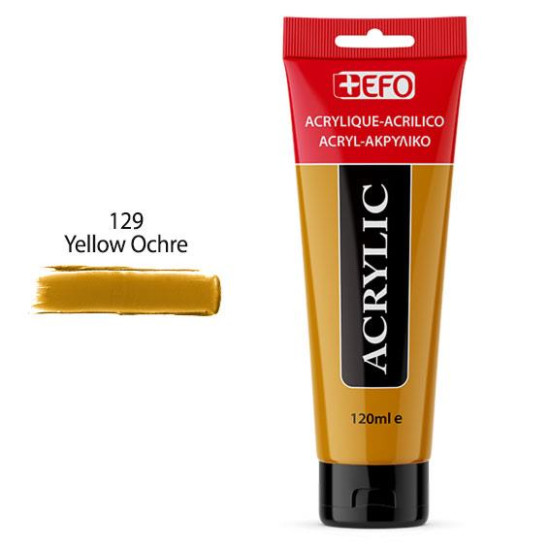389129 - Ακρυλικό  +EFO 120ml 129 Yellow Ochre