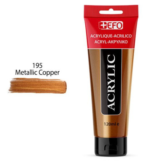389195 - Ακρυλικό  +EFO 120ml 195 Metallic Copper