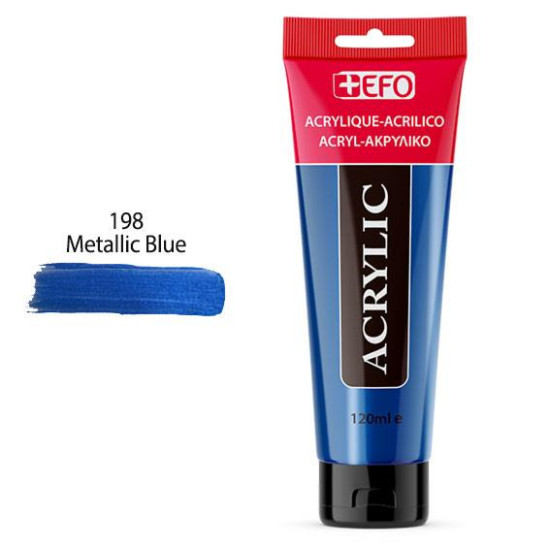 389198 - Ακρυλικό  +EFO 120ml 198 Metallic Blue