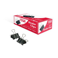 +Efo Κλιπς Μεταλλικά 19mm Μαύρα 12τμχ