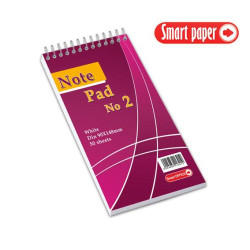 705102 - Μπλοκ Σπιράλ Λευκό Νο2 90x148mm