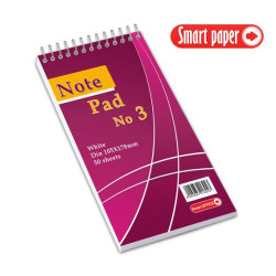 705103 - Μπλοκ Σπιράλ Λευκό Νο3 105x178mm