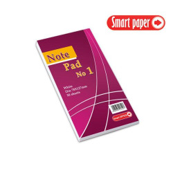 705301 - Μπλοκ κολλητό Λευκό Νο1 78x127mm