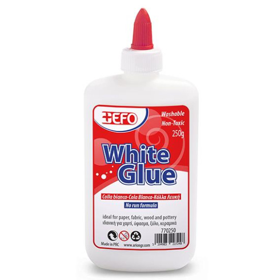 +EFO White Glue Κόλλα Χειροτεχνίας Ατλακόλ 250gr