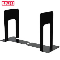 773606 - Βιβλιοστάτης +Efo Μεταλλικός 7,5" Μαύρος