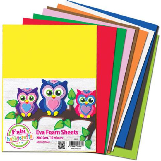 Fabi Αφρώδες Χαρτί No2 σε Μπλοκ 10 Φύλλων 20x30εκ.