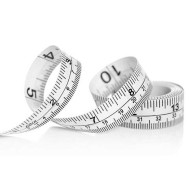 901552 - Μεζούρα 15mm x 150cm Άσπρη