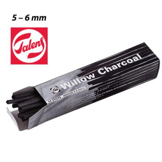 Royal Talens Κάρβουνο Ζωγραφικής 5-6mm 25τμχ