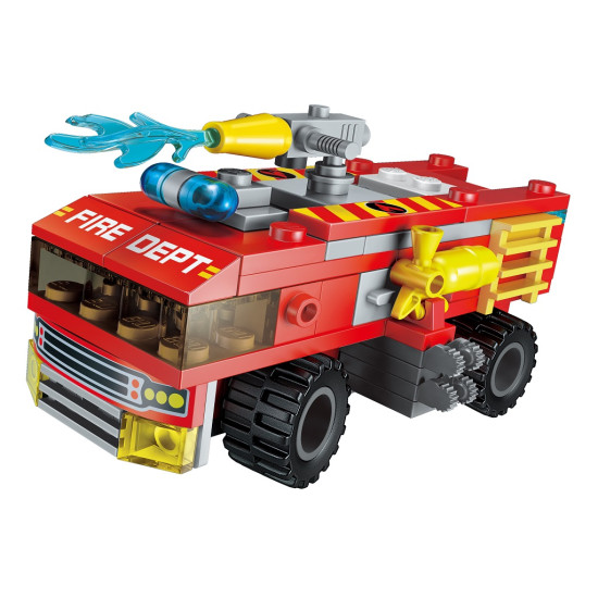 Τουβλάκια Qman Hurricane Fire Truck 1410-2
