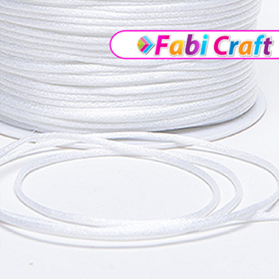 Κορδόνι Σατέν Fabi άσπρο