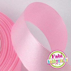 Fabi Κορδέλα Σατέν 15mm x 46m Ροζ