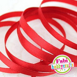 Κορδέλα Fabi Σατέν - κόκκινο