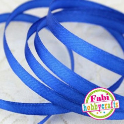 Fabi Κορδέλα Σατέν 6mm x 46m Μπλε
