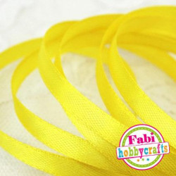 Κορδέλα Fabi Σατέν - κίτρινο