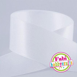 Κορδέλα Fabi Σατέν - άσπρο