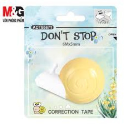 Διορθωτική Ταινία M&G Don't Stop 6m x 5mm Διορθωτική Ταινία M&G Don't Stop 6m x 5mm
