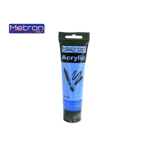 Metron Art Ακρυλικό Χρώμα 100ml - 443 ULTRAMARINE