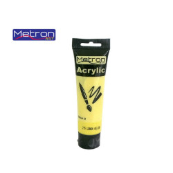 Metron Art Ακρυλικό Χρώμα 100ml - 215 LEMON YELLOW