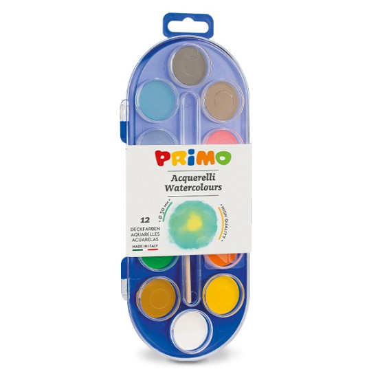 Νερομπογιές Primo σε κασετίνα Νερομπογιές Primo σε κασετίνα