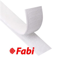  Fabi Ταινία Velcro 25mmx2m Αυτοκόλλητη Λευκό