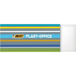 Bic Γόμα για Μολύβι Plast-Office Μεγάλη Λευκή