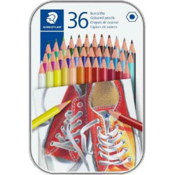 Μεταλλική Κασετίνα Staedtler με ξυλομπογιές 36τμχ Μεταλλική Κασετίνα Staedtler με ξυλομπογιές 36τμχ