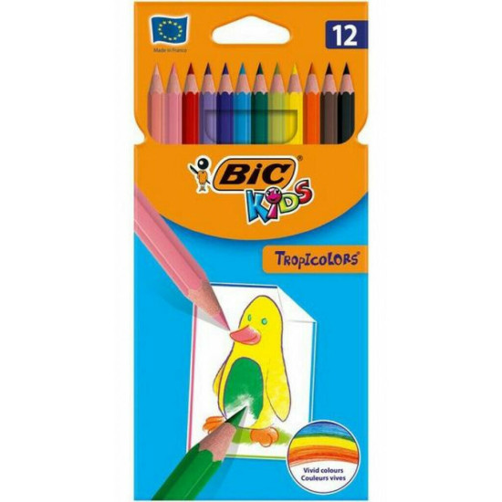 Bic Kids Ξυλομπογιές Tropicolors 12τμχ