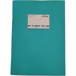Τετράδιο Number One 50 φύλλων ριγέ - τιρκουάζ