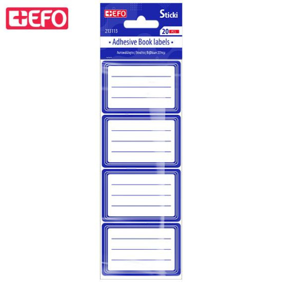+Efo Ετικέτες Αυτοκόλλητες Sticki Μαθητικές 20τμχ