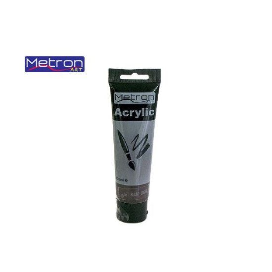 Metron Art Ακρυλικό Χρώμα 100ml - 687 BURNT UMBER