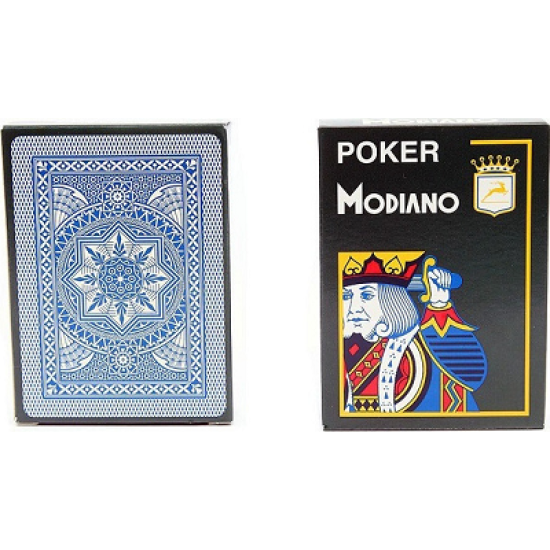 Modiano Cristallo Poker Τράπουλα Πλαστικοποιημένη Μπλε