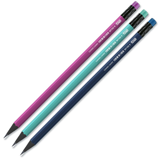 +EFO Μολύβι Β με γόμα Chic (Διάφορα Χρώματα)