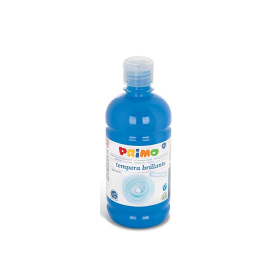 Primo Τέμπερα Ζωγραφικής Μπλε Cyan 501 σε Μπουκάλι 500ml Primo Τέμπερα Ζωγραφικής Μπλε Cyan 501 σε Μπουκάλι 500ml