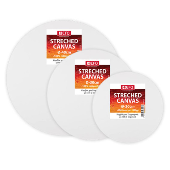 +Efo Καμβάς Στρογγυλός Διαμέτρου 40 cm