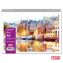 +Efo Μπλοκ Ακουαρέλας Smart Paper Μπλοκ Ακουαρέλας 14φ. No3 25x35cm 14 Φύλλα (Διάφορα Σχέδια)