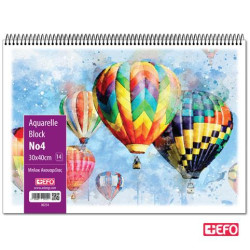 +Efo Μπλοκ Ακουαρέλας Smart Paper Μπλοκ Ακουαρέλας 14 Φύλλα No4 30x40cm 14 Φύλλα (Διάφορα Σχέδια)