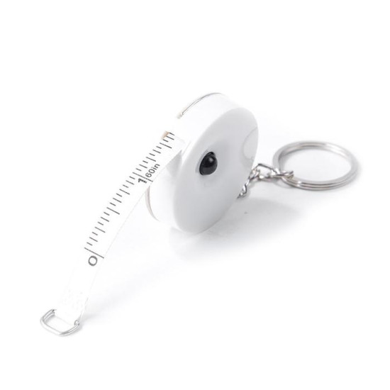 8214 - Μπρελόκ με μεζούρα (λευκό)