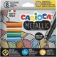 Carioca Metallic Maxi Tip Μαρκαδόροι Ζωγραφικής Χονδροί σε 6 Χρώματα Carioca Metallic Maxi Tip Μαρκαδόροι Ζωγραφικής Χονδροί σε 6 Χρώματα
