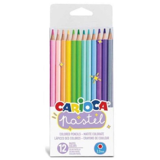 Carioca Pastel Σετ Ξυλομπογιές 12 Συσκευασίες των 12τμχ