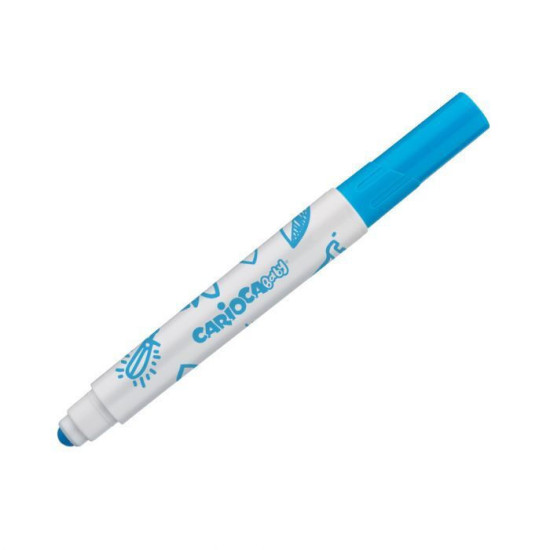 Carioca Baby Valorous Marker 2+ Πλενόμενοι Μαρκαδόροι Ζωγραφικής Χονδροί σε 12 Χρώματα