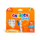 Carioca Baby Valorous Marker 2+ Πλενόμενοι Μαρκαδόροι Ζωγραφικής Χονδροί σε 12 Χρώματα