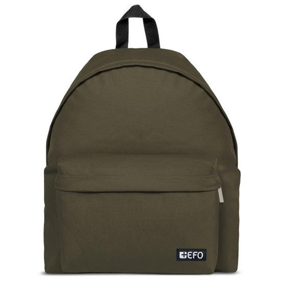 +Efo Single Σχολική Τσάντα Πλάτης σε Χακί χρώμα