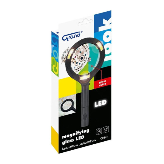 Μεγεθυντικός φακός GRAND 85mm με φως LED