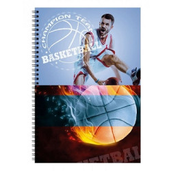 Τετράδιο Σπιράλ A&G Ριγέ B5 4 Θεμάτων