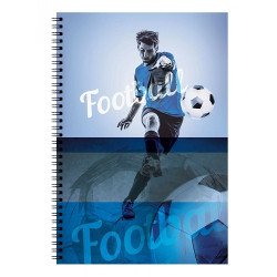 Τετράδιο Σπιράλ A&G Ριγέ B5 4 Θεμάτων