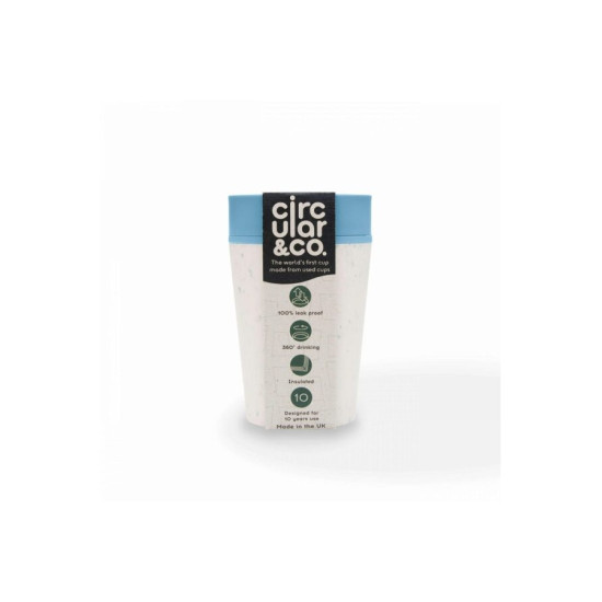 Κούπα circular&co. 227ml - γαλάζιο / μαύρο Κούπα circular&co. 227ml - γαλάζιο / μαύρο