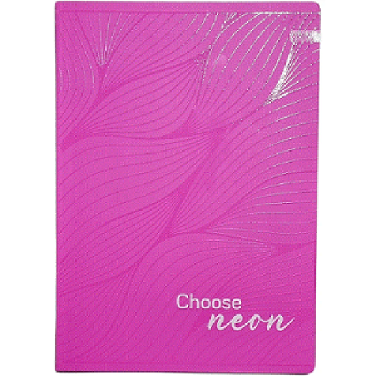 Τετράδιο Ριγέ Α4 50 Φύλλων Lastva neon φούξια
